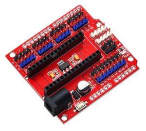 Arduino Nano expansion shield, red